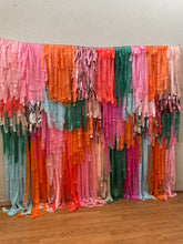 Load image into Gallery viewer, Fringe Backdrop Wall on Plastic Fencing