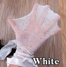 Load image into Gallery viewer, Girl's Fishnet Tights Fishnet Stockings Glitter Tights Bling Legging Mesh Socks Rhinestone Hollow Out Pantyhose