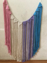 Load image into Gallery viewer, Unicorn Macrame Wall Hanging