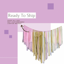 Load image into Gallery viewer, Ready to Ship Plastic Fringe Backdrop-no custom edits, ships as in 24 hours Fully Assembled Fringe Backdrop