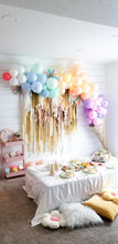Load image into Gallery viewer, Fringe Backdrop Wall on Plastic Fencing