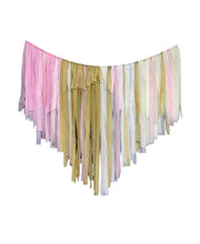 Load image into Gallery viewer, Ready to Ship Plastic Fringe Backdrop-no custom edits, ships as in 24 hours Fully Assembled Fringe Backdrop