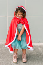 Load image into Gallery viewer, Mrs. Claus Red Christmas Princess Cloak Cape Toddler Kids Winter Wear Children's Party Wear Velvet Warm Winter Cosplay Party Cloak Clothes
