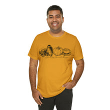Load image into Gallery viewer, A few of my favorite things Happy Halloween Unisex Jersey Halloween Pumpkin Face Short Sleeve Tee
