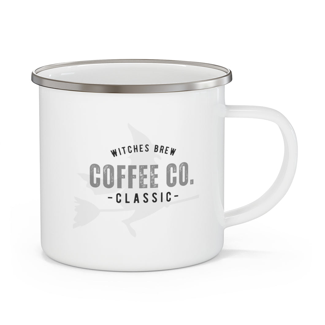 Witches Brew Coffee Mug Enamel Camping Mug