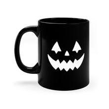 Load image into Gallery viewer, Halloween Pumpkin Face Halloween Mug, Coffee Mug 11oz Black Mug
