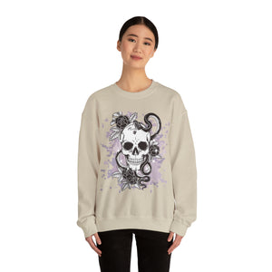Skull Sweatshirt | Skull Boho | Halloween Gift | Skull Tshirt | Skull Hoodie | Skull Sweater | Womens Fall Sweater Crewneck Sweatshirt