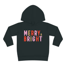 Load image into Gallery viewer, Merry + Bright Toddler Pullover Fleece Hoodie
