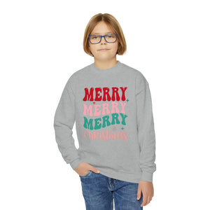 Merry Merry Merry Youth Crewneck Sweatshirt