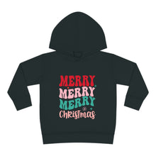 Load image into Gallery viewer, Merry + Bright Toddler Pullover Fleece Hoodie
