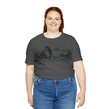 Load image into Gallery viewer, A few of my favorite things Happy Halloween Unisex Jersey Halloween Pumpkin Face Short Sleeve Tee
