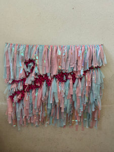 Taylor Swift Inspired Lover Fringe Backdrop Wall on Plastic Fencing