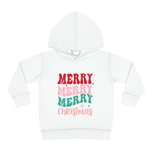 Load image into Gallery viewer, Merry + Bright Toddler Pullover Fleece Hoodie
