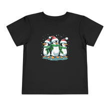 Load image into Gallery viewer, Christmas Penguins Kids Holiday T Shirt
