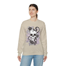Load image into Gallery viewer, Skull Sweatshirt | Skull Boho | Halloween Gift | Skull Tshirt | Skull Hoodie | Skull Sweater | Womens Fall Sweater Crewneck Sweatshirt
