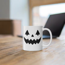 Load image into Gallery viewer, Pumpkin Face Happy Halloween Mug 11oz
