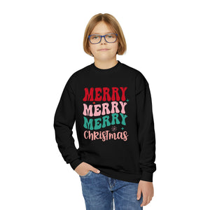 Merry Merry Merry Youth Crewneck Sweatshirt