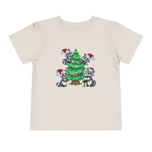 Load image into Gallery viewer, Friendly Creatures Christmas Kids Holiday T Shirt
