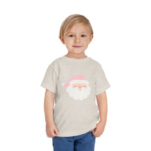 Load image into Gallery viewer, Pink Santa Christmas Kids Holiday T Shirt
