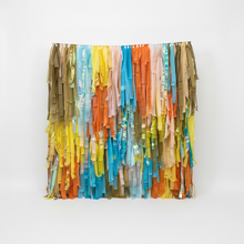 Load image into Gallery viewer, Fringe Backdrop Birthday Party Decor, 70's Party, Retro Bachelorette Party
