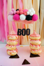 Load image into Gallery viewer, Personalized Wool Ball Cake Topper with Fringe
