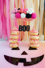Load image into Gallery viewer, Personalized Wool Ball Cake Topper with Fringe

