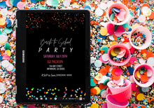 Load image into Gallery viewer, Editable Digital Download: Back To School Around the World Party Invitation
