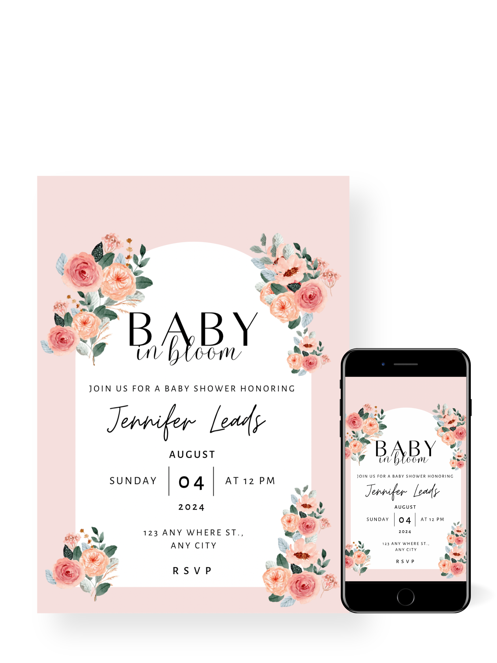 Editable Digital Download: Party Invitation