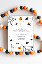 Load image into Gallery viewer, Editable Digital Download: Halloween Party Invitation

