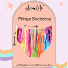 Load image into Gallery viewer, Four Ever a Princess Fringe Backdrop
