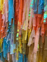 Load image into Gallery viewer, Create Your Own Fringe Backdrop Wall on Plastic Fencing
