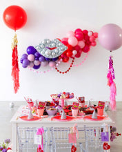 Load image into Gallery viewer, Valentine’s Day Tassle Balloon Tassel Tissue Garland| theme tissue banner, garland, birthday banner
