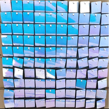 Load image into Gallery viewer, Blue Iridescent Shimmer Wall Panels for Party Decorations, Mermaid, Frozen theme
