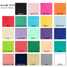 Load image into Gallery viewer, Glam Fete x Lule Bloom Halloween Collab Plastic Tablecloth Fringe Backdrop, Vynl fringe, flag tape, flagging tape, photo backdrop, picture backdrop, Halloween, space, planet, theme
