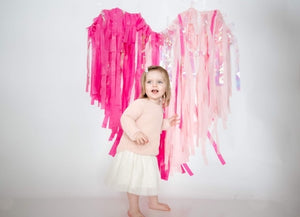 Glam Fete x Fern and Maple Style Valentine’s Day Fringe Collab, Flagtape Backdrop, Fringe Backdrop, Birthday, Party Theme