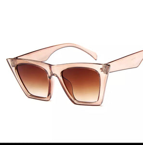 Vintage Women’s Square Sunglasses in Pink