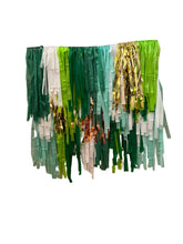 Load image into Gallery viewer, St Patrick’s Day Fringe Backdrop Wall on Plastic Fencing
