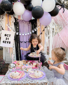 Halloween Fringe Photo Backdrop Plastic Tablecloth Fringe Backdrop, Vinyl fringe, flag tape, flagging tape, photo backdrop