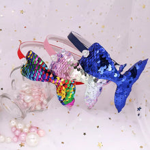 Load image into Gallery viewer, Glam Bebe Sequin Mermaid Headband
