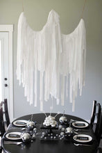 Load image into Gallery viewer, Halloween Ghost Plastic Fringe Backdrop | Plastic streamers| plastic fringe party streamers, Halloween Collection
