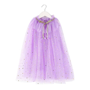 Lavender Cape Princess Cape Fashion Glitter Multicolor Sequins Shawl Shiny Girls Cloak Blingbling Fairy Princess Cape Christmas Party